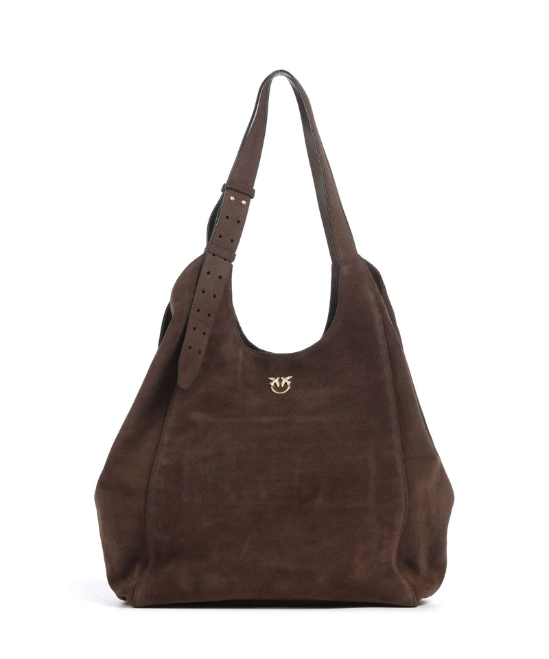Pinko Shopper marrone castano/matt gold