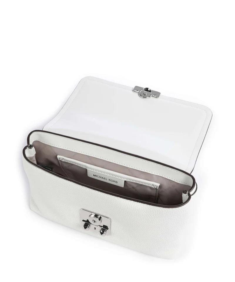 Michael Kors Tribeca Medium Handtasche optic white