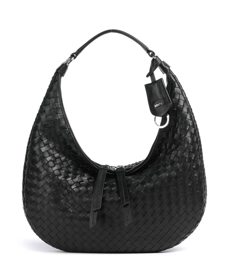 Abro Piuma Nana Small Beuteltasche black/nickel