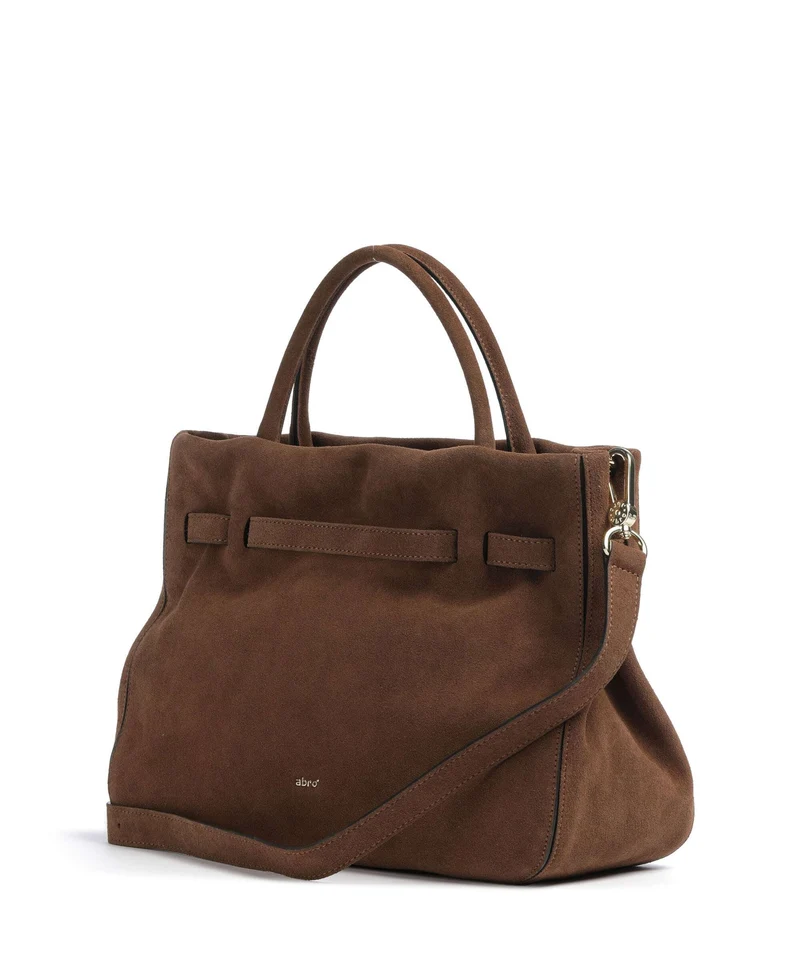 Abro Suede Jill Handtasche wood