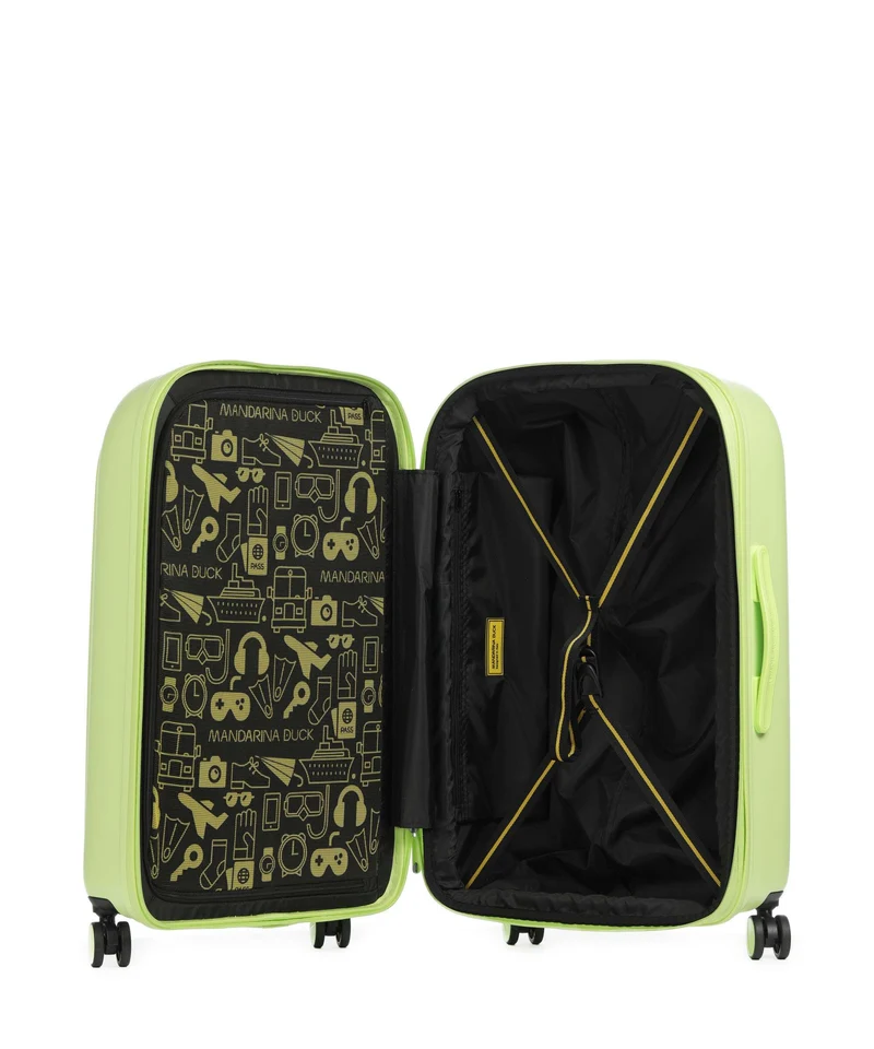 Mandarina Duck Logoduck+ 4-Rollen Trolley matcha