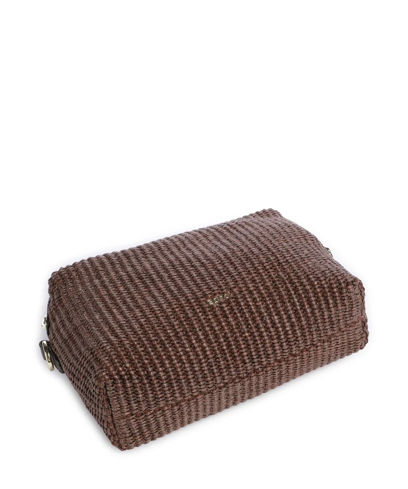 Abro Raffia Kaia Umhängetasche wood