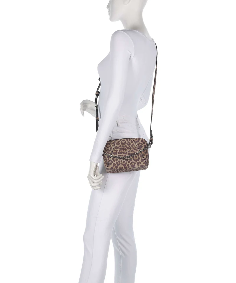 Les Visionnaires Lynn Cozy Chain Umhängetasche leo print