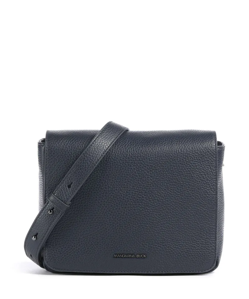 Mandarina Duck Mellow Leather Schultertasche dress blue
