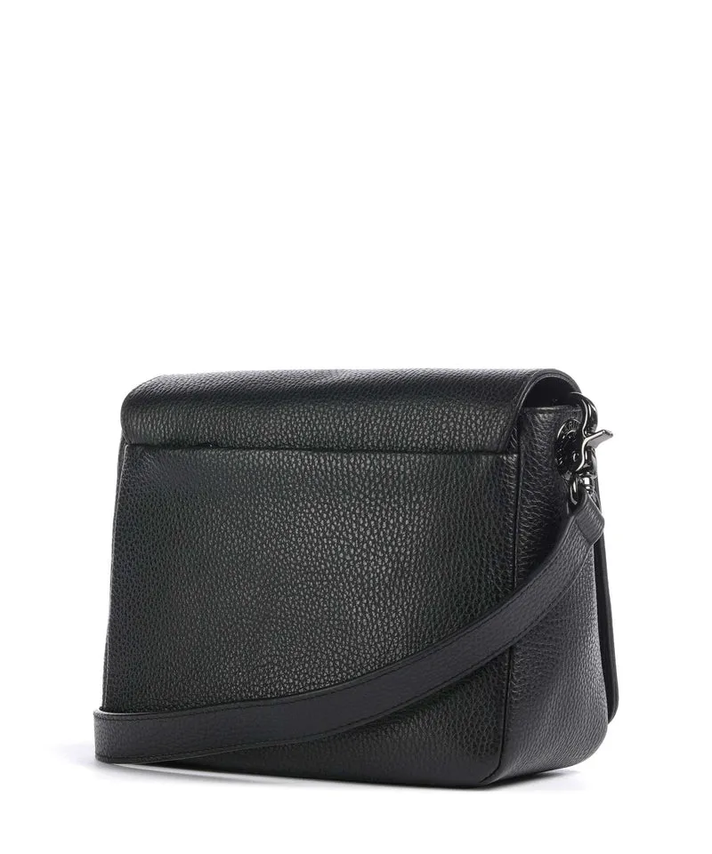 Mandarina Duck Mellow Leather Schultertasche nero