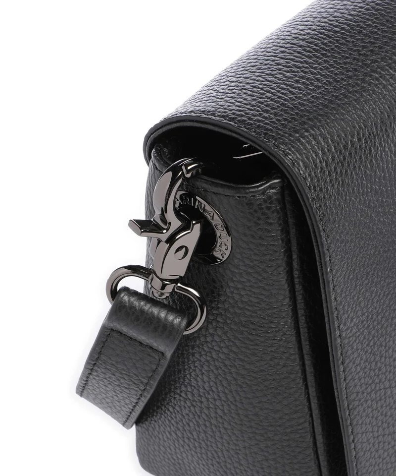 Mandarina Duck Mellow Leather Schultertasche nero