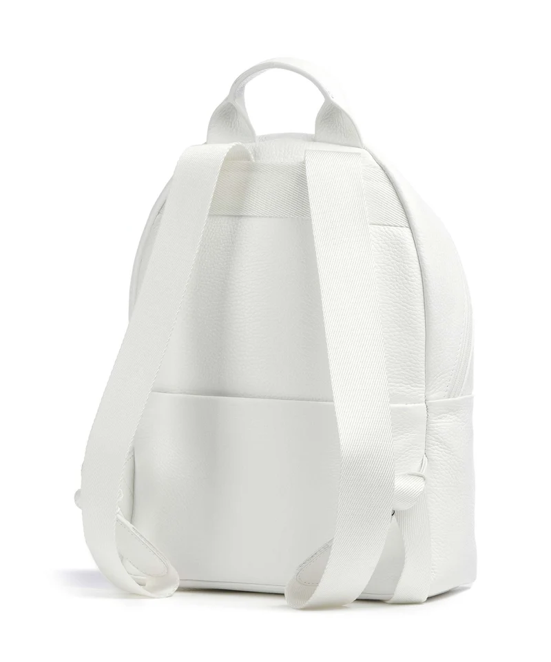 Mandarina Duck Mellow Leather Rucksack blanc