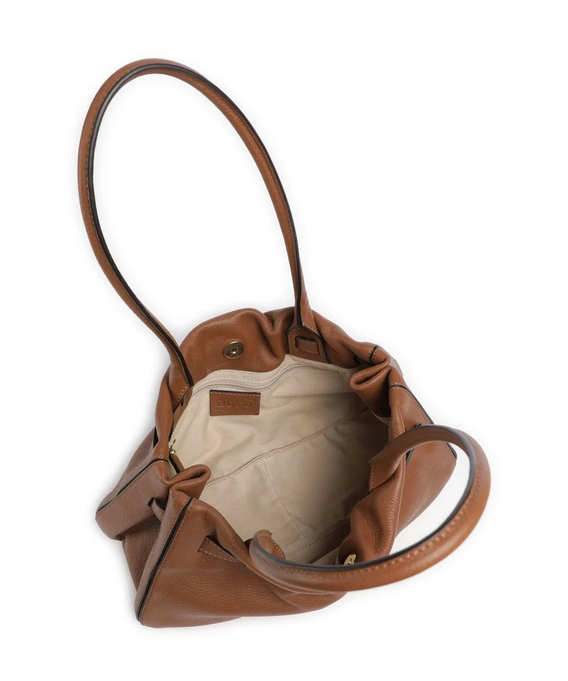 Abro Dalia Jill Schultertasche caramel/cognac