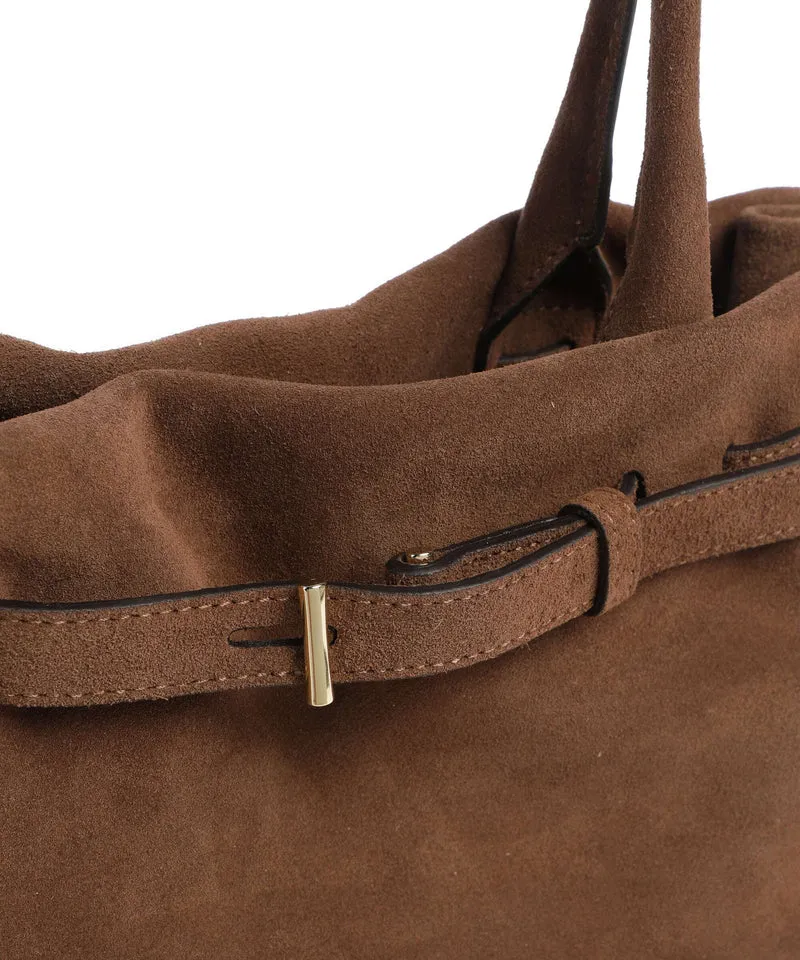 Abro Suede Jill Schultertasche wood
