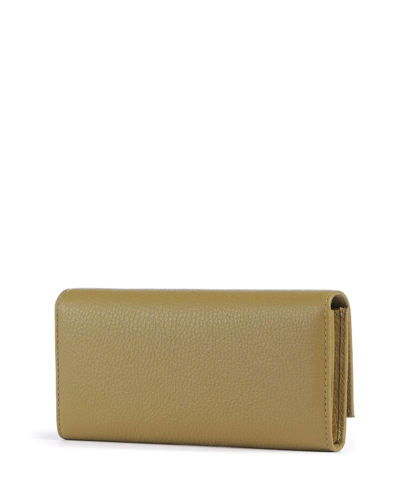 Coccinelle Metallic Soft Geldbörse seagrass