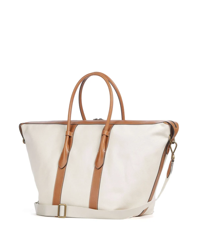 Polo Ralph Lauren Bellport Extra Large Weekender natural/cuoio