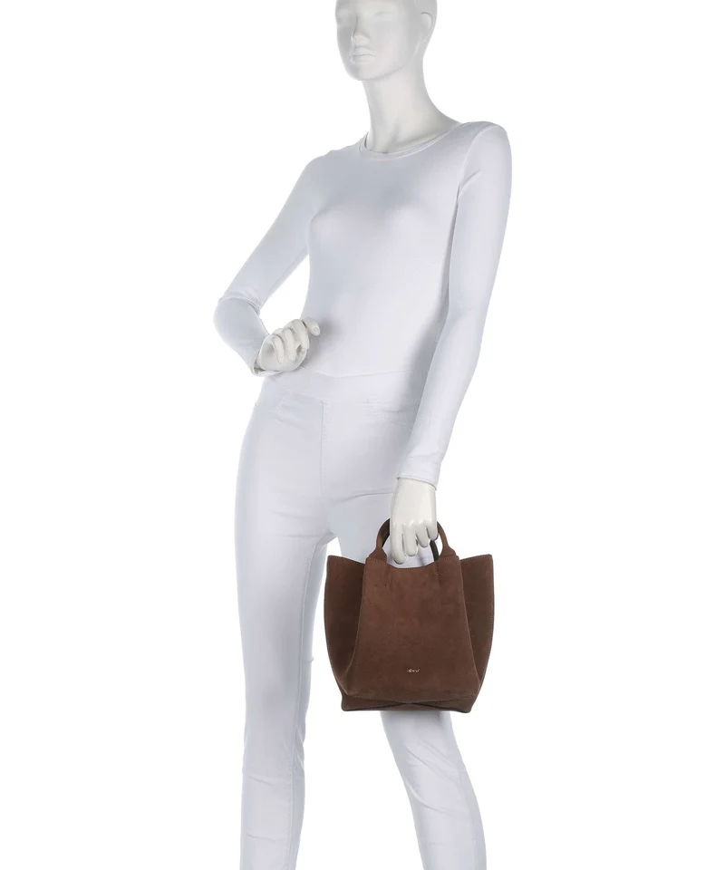 Abro Suede Essential Small Handtasche wood