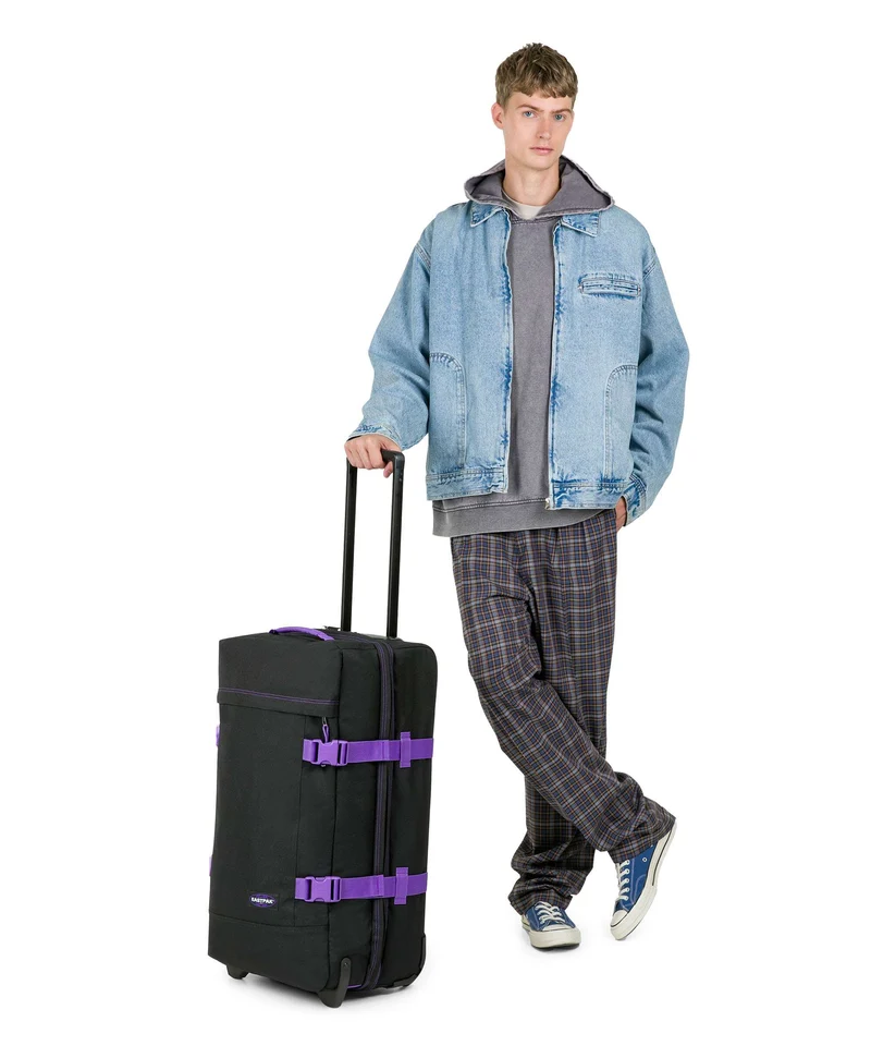 Eastpak Tranverz M Rollenreisetasche kontrast vineyard