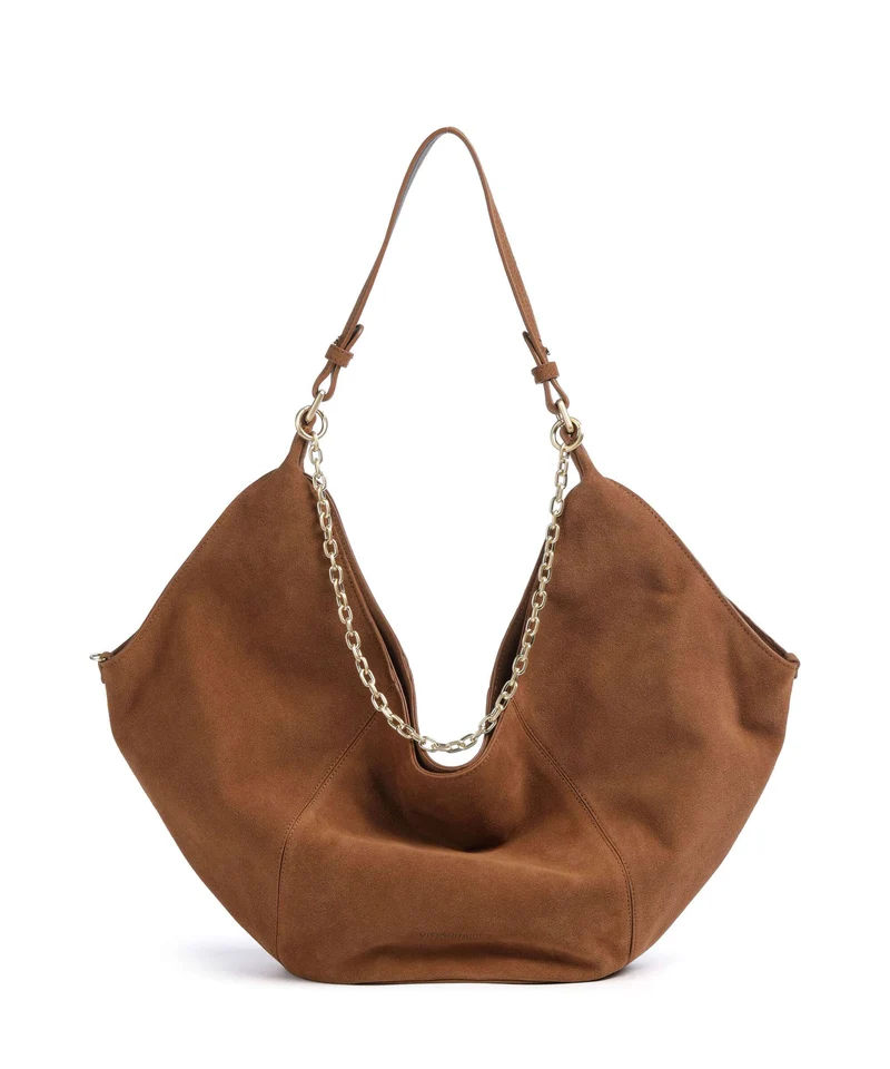 Les Visionnaires Amelie Cozy Chain Beuteltasche cognac