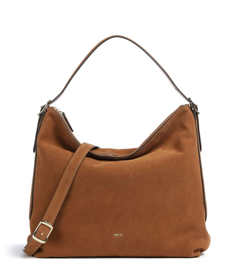 Abro Suede Carina Beuteltasche cuoio