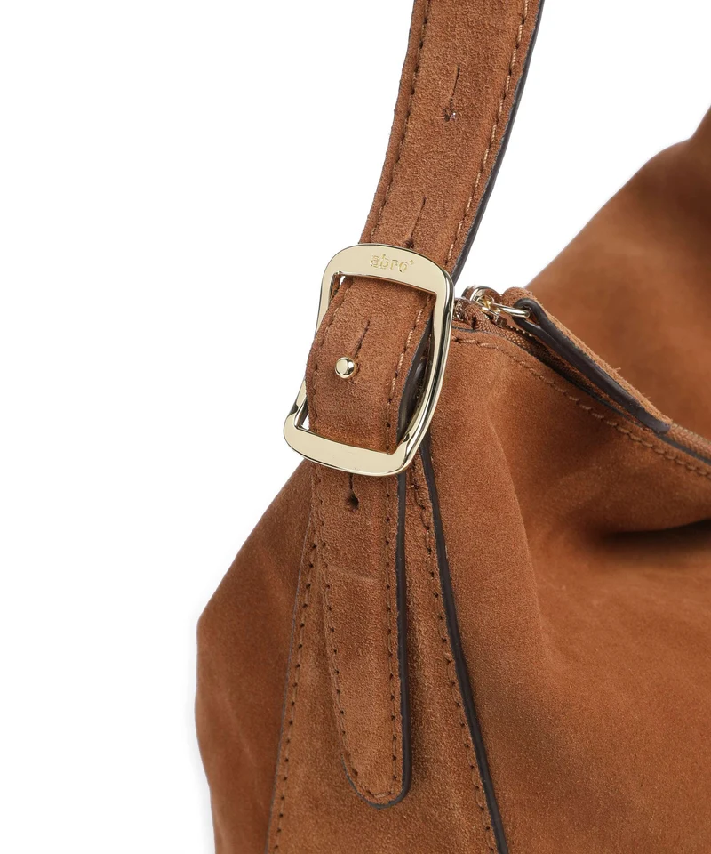 Abro Suede Carina Beuteltasche cuoio