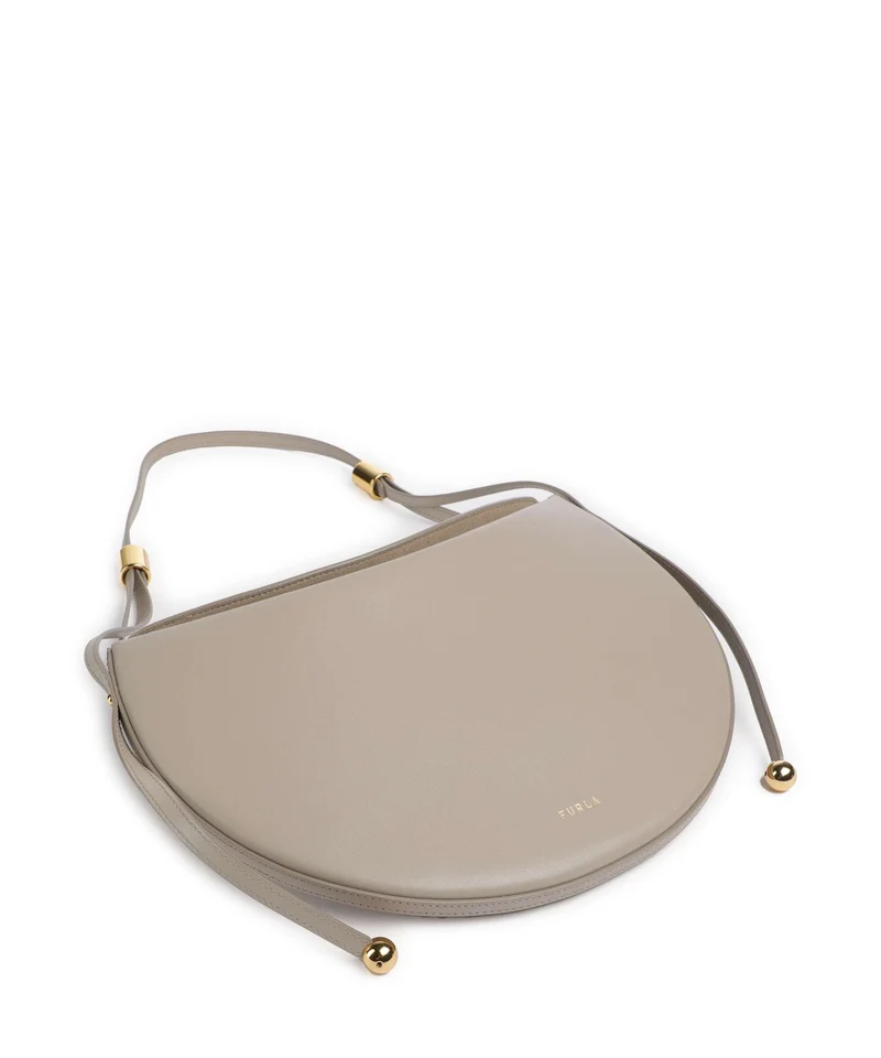Furla Moonstone M Schultertasche linen