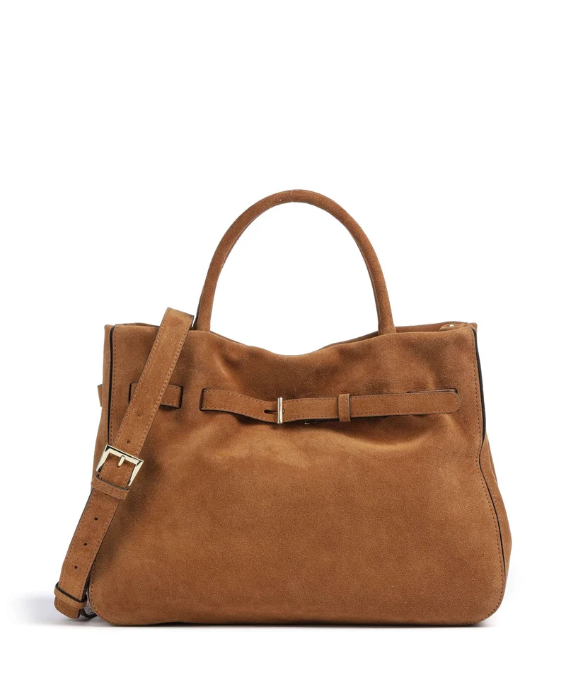 Abro Suede Jill Handtasche cuoio