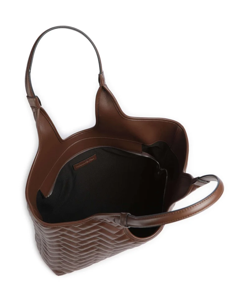 Karl Lagerfeld K/Brick Medium Shopper dark friar brown