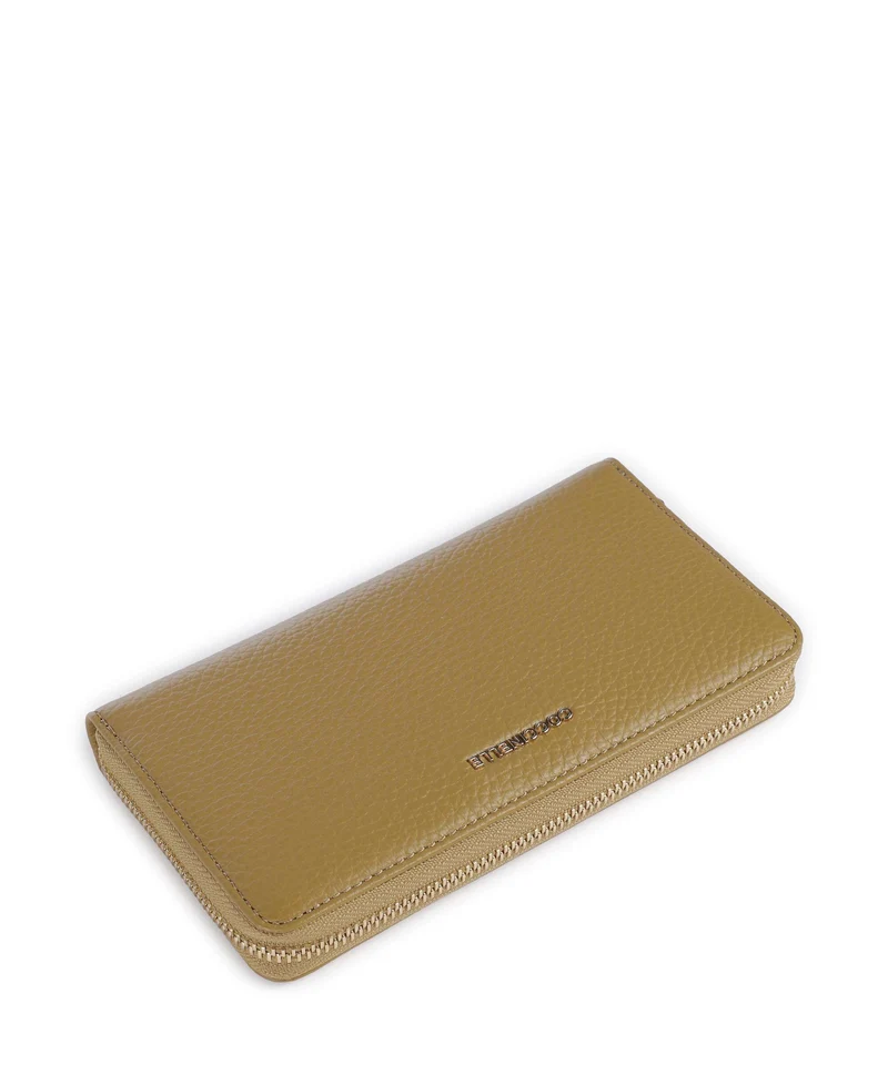 Coccinelle Metallic Soft Geldbörse seagrass