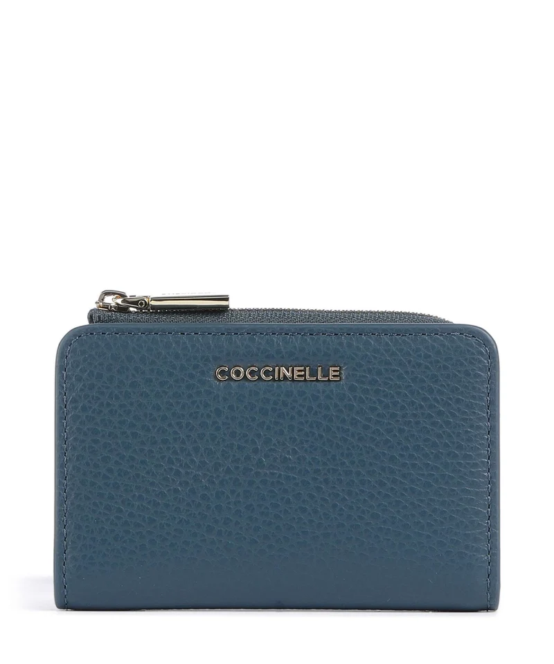 Coccinelle Metallic Soft Geldbörse deep blue