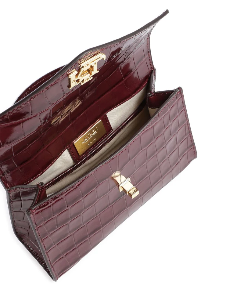 Lauren Ralph Lauren Farrah Small Handtasche dark garnet