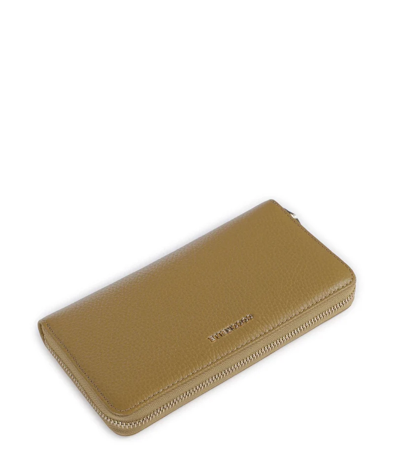 Coccinelle Metallic Soft Geldbörse seagrass