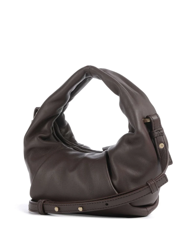 Les Visionnaires Greta Essential Silky Mini Umhängetasche chocolate