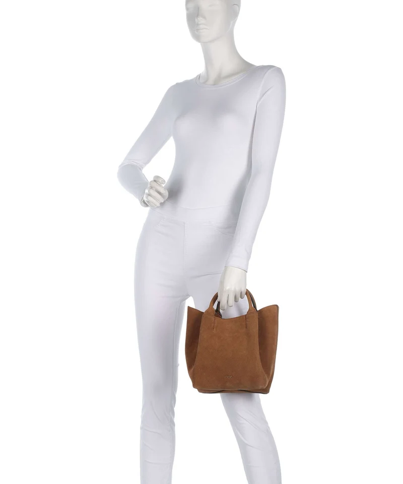 Abro Suede Essential Small Handtasche cuoio