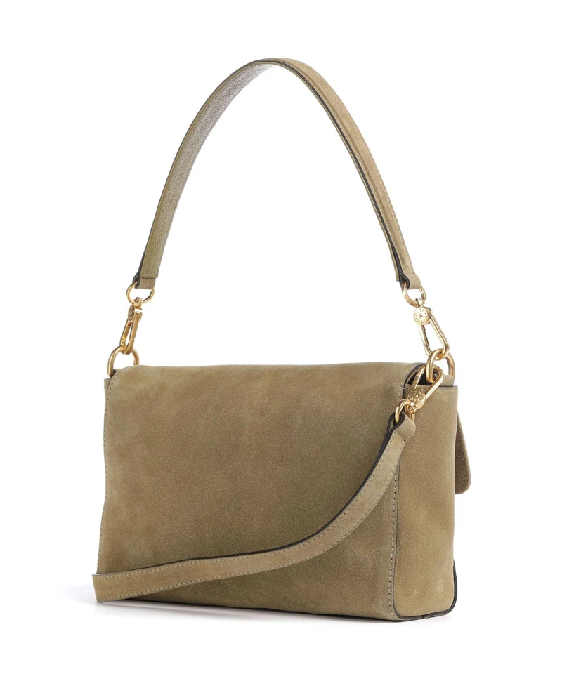 Abro Suede Temi Schultertasche mud