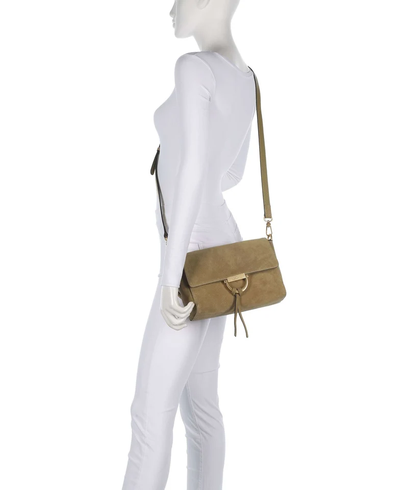Abro Suede Temi Schultertasche mud