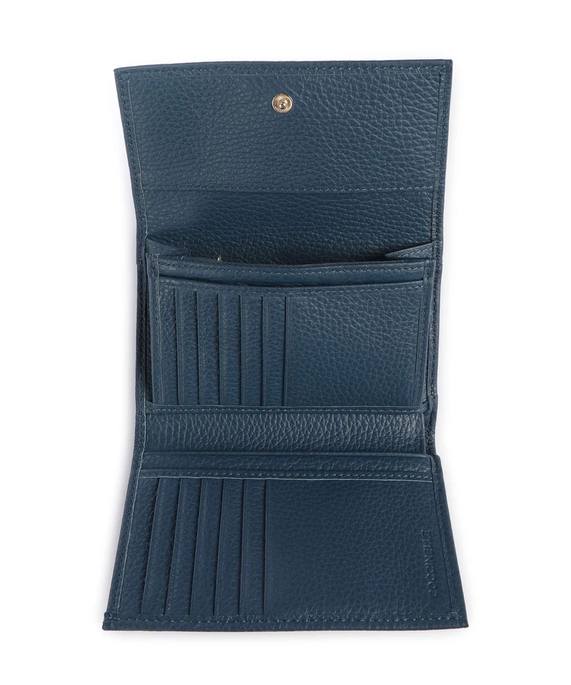 Coccinelle Metallic Soft Geldbörse deep blue