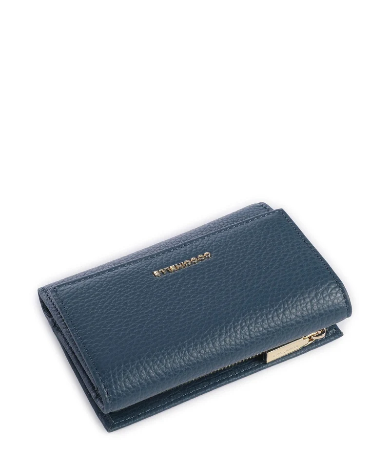 Coccinelle Metallic Soft Geldbörse deep blue