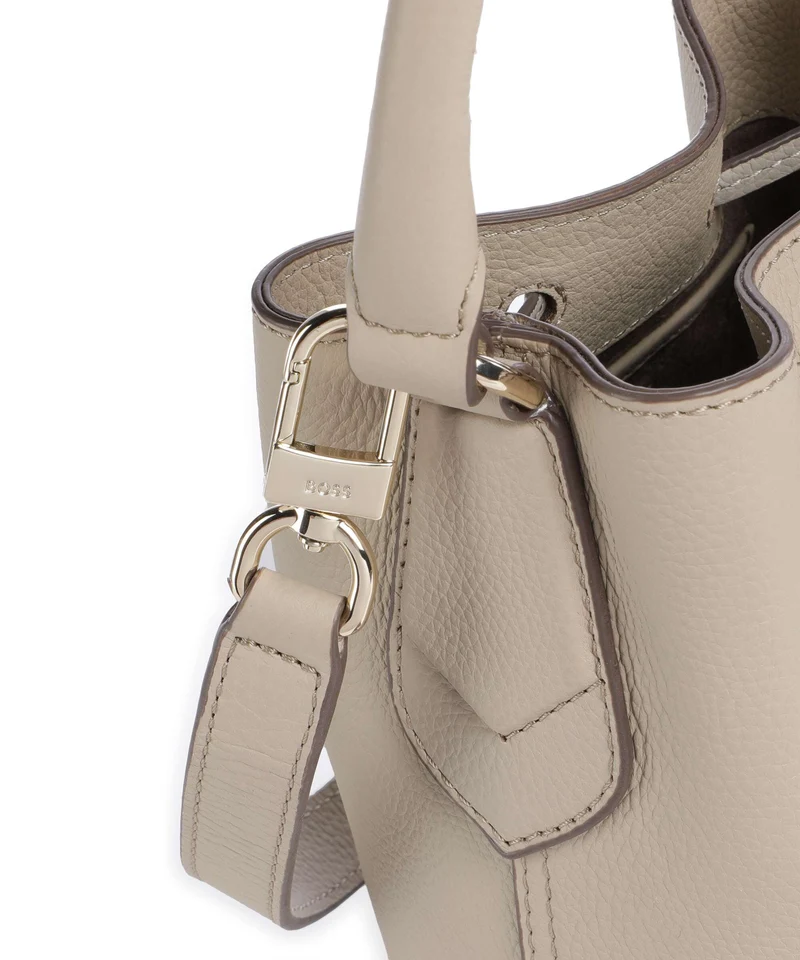 BOSS Lenah Bucket Handtasche light beige