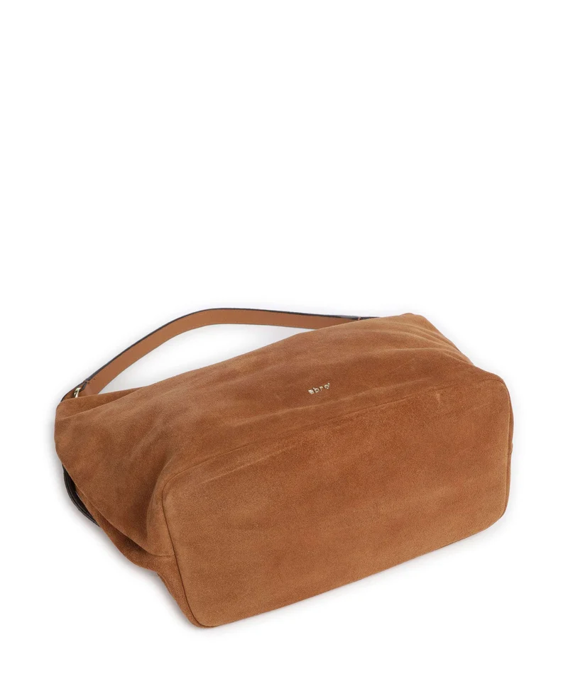 Abro Suede Ebony Beuteltasche cuoio