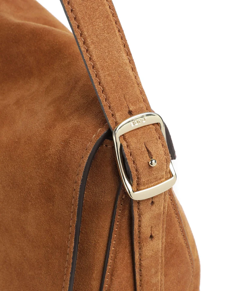 Abro Suede Carina Schultertasche cuoio