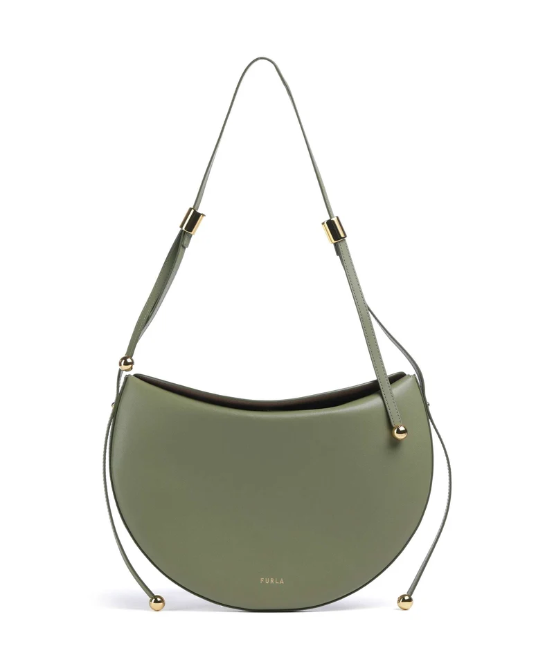 Furla Moonstone M Schultertasche avocado
