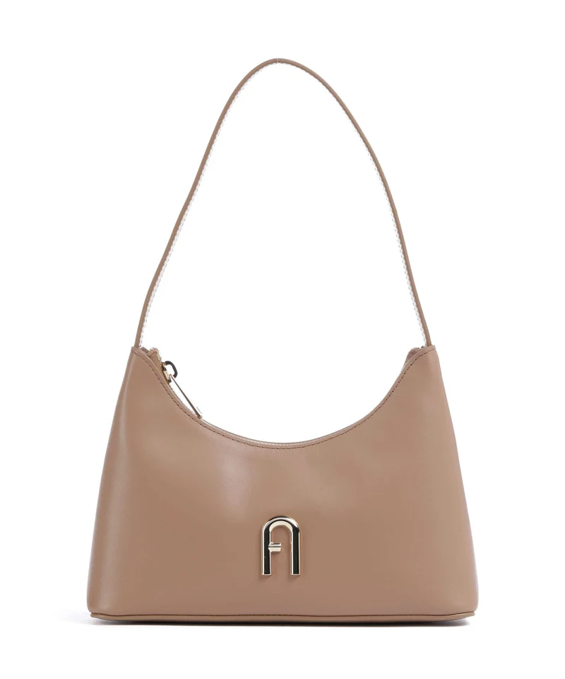 Furla Diamante Mini Schultertasche toffee