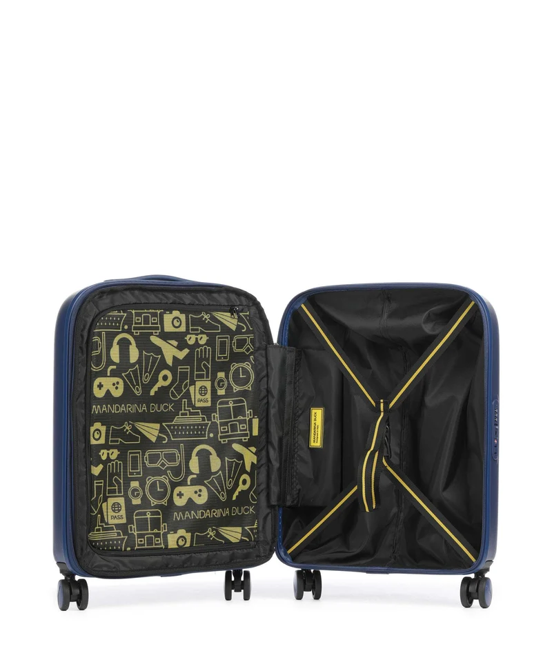 Mandarina Duck Logoduck+ 4-Rollen Trolley deep blue