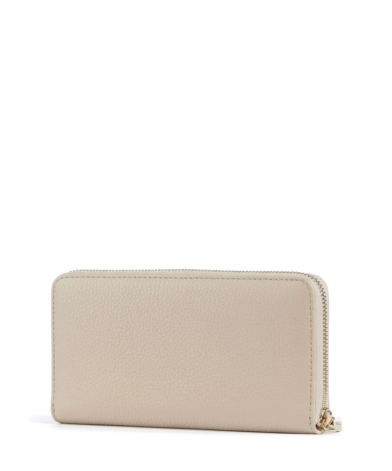 Coccinelle Metallic Soft Geldbörse sandshell