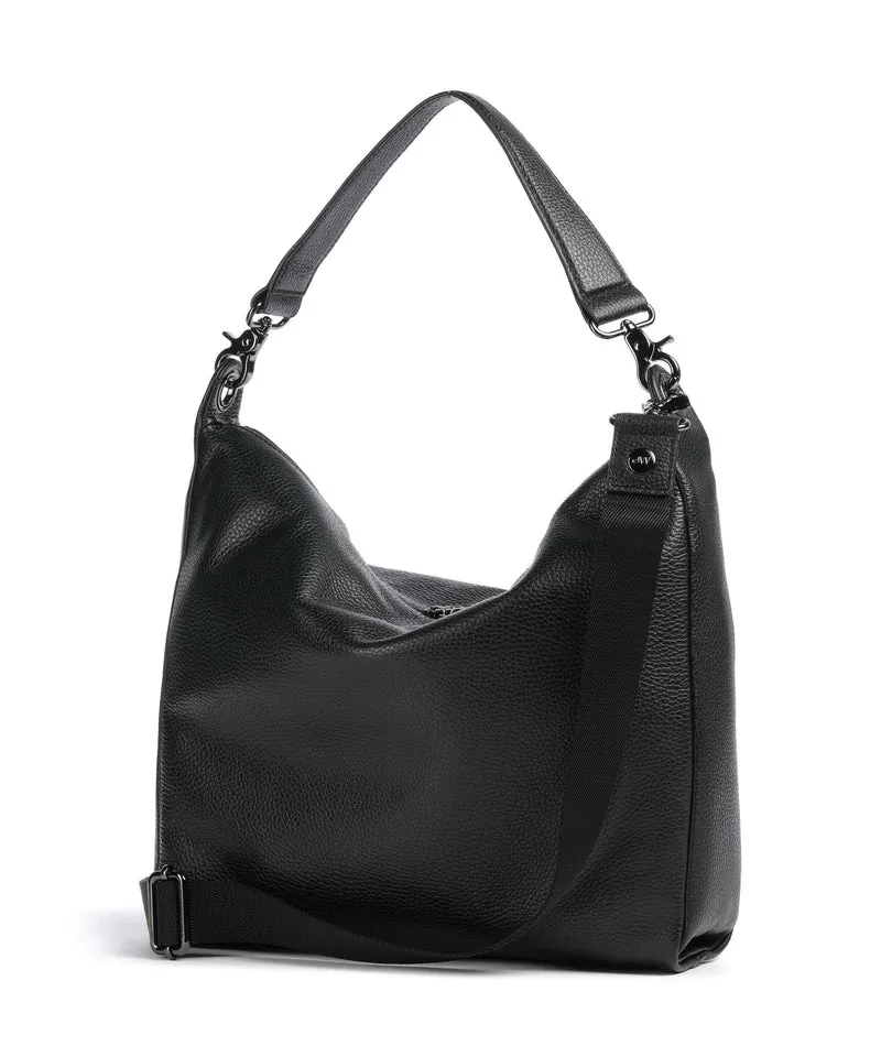 Mandarina Duck Mellow Leather Beuteltasche nero