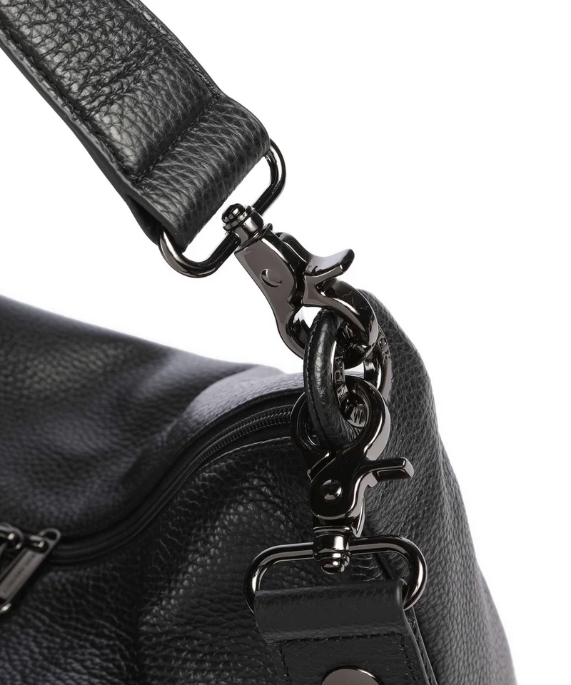 Mandarina Duck Mellow Leather Beuteltasche nero