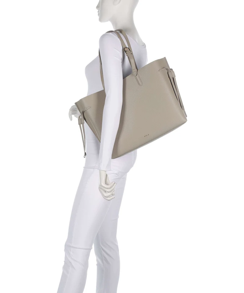 Furla Ava L Shopper linen/urban gray