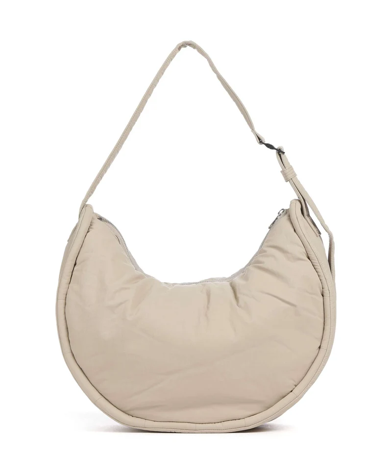 Sandqvist Curve L Beuteltasche beige