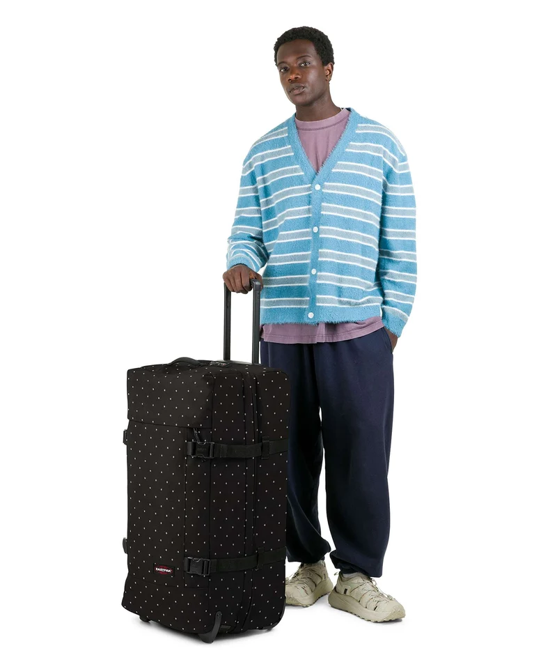 Eastpak Tranverz L Rollenreisetasche dots black/silver
