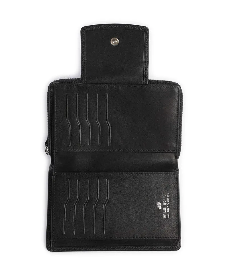 Braun Büffel Golf Geldbörse schwarz