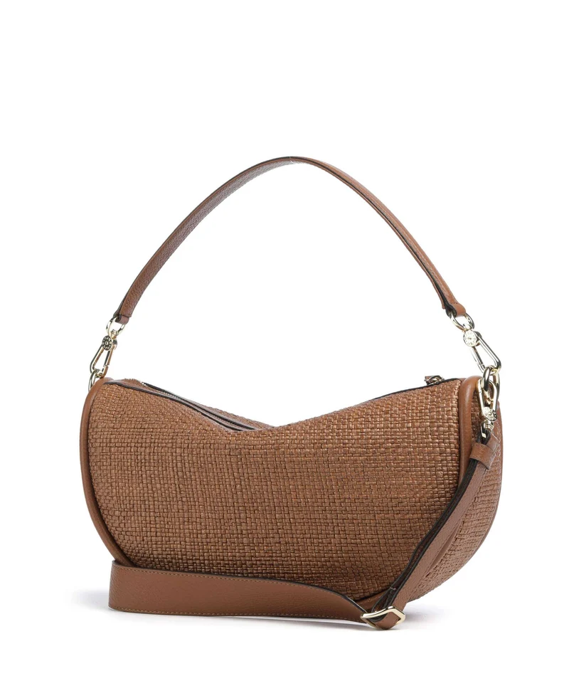 Abro Raffia Intreccio Willow Beuteltasche caramel/cognac