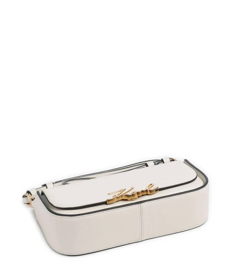 Karl Lagerfeld K/Signature Schultertasche off white