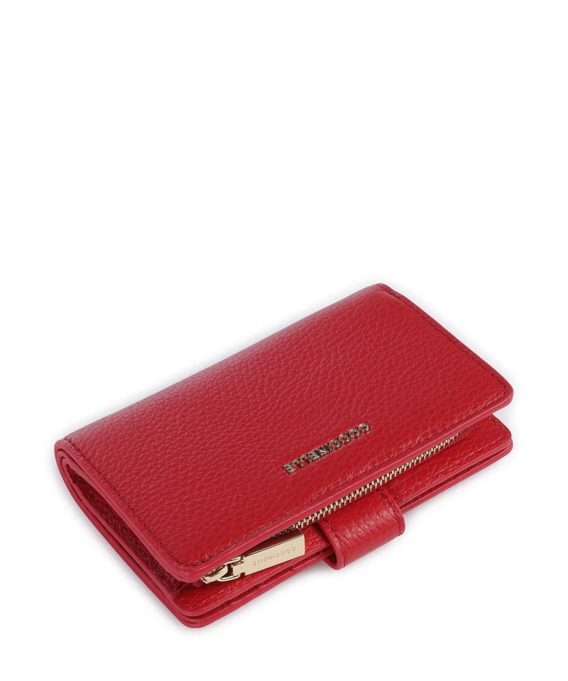 Coccinelle Metallic Soft Geldbörse scarlet