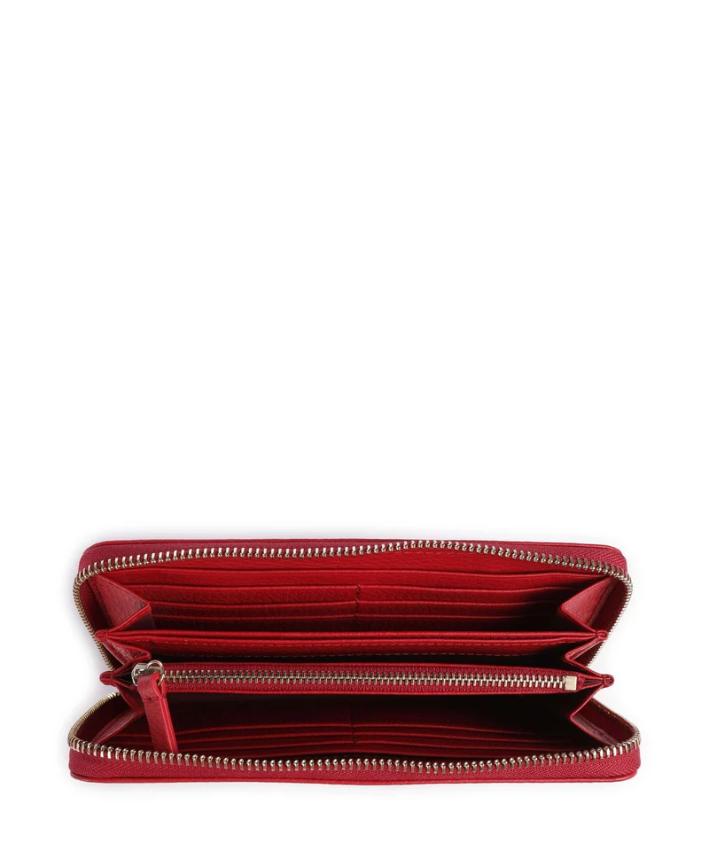 Coccinelle Metallic Soft Geldbörse scarlet